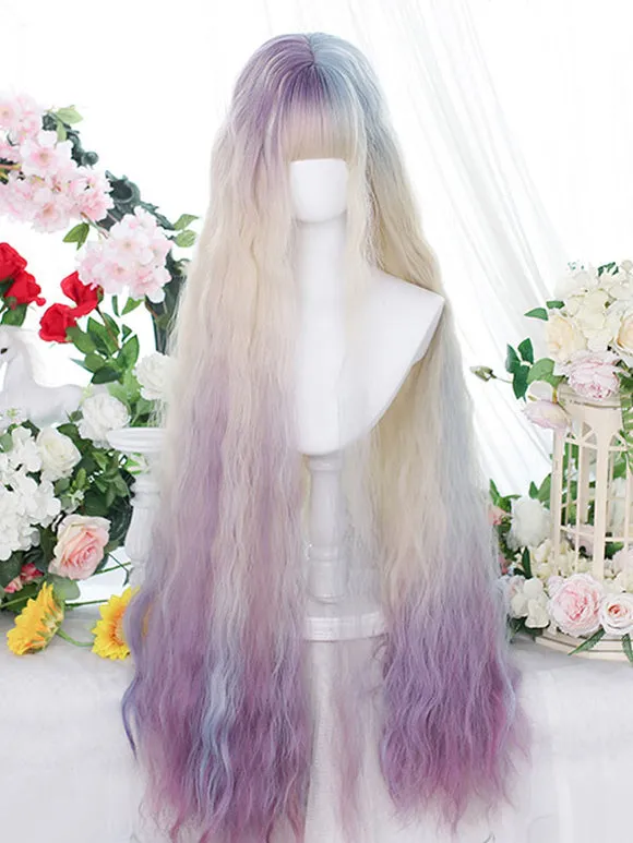 Sweet Lolita Wigs Long Heat-resistant Fiber Lilac Lolita Accessories