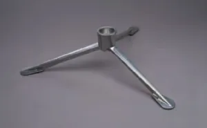 Table Leg Base Surface Mount, Extends 24", Heng's Industries HG-TL Tripod Foldable Base, Folds 4" To 16"