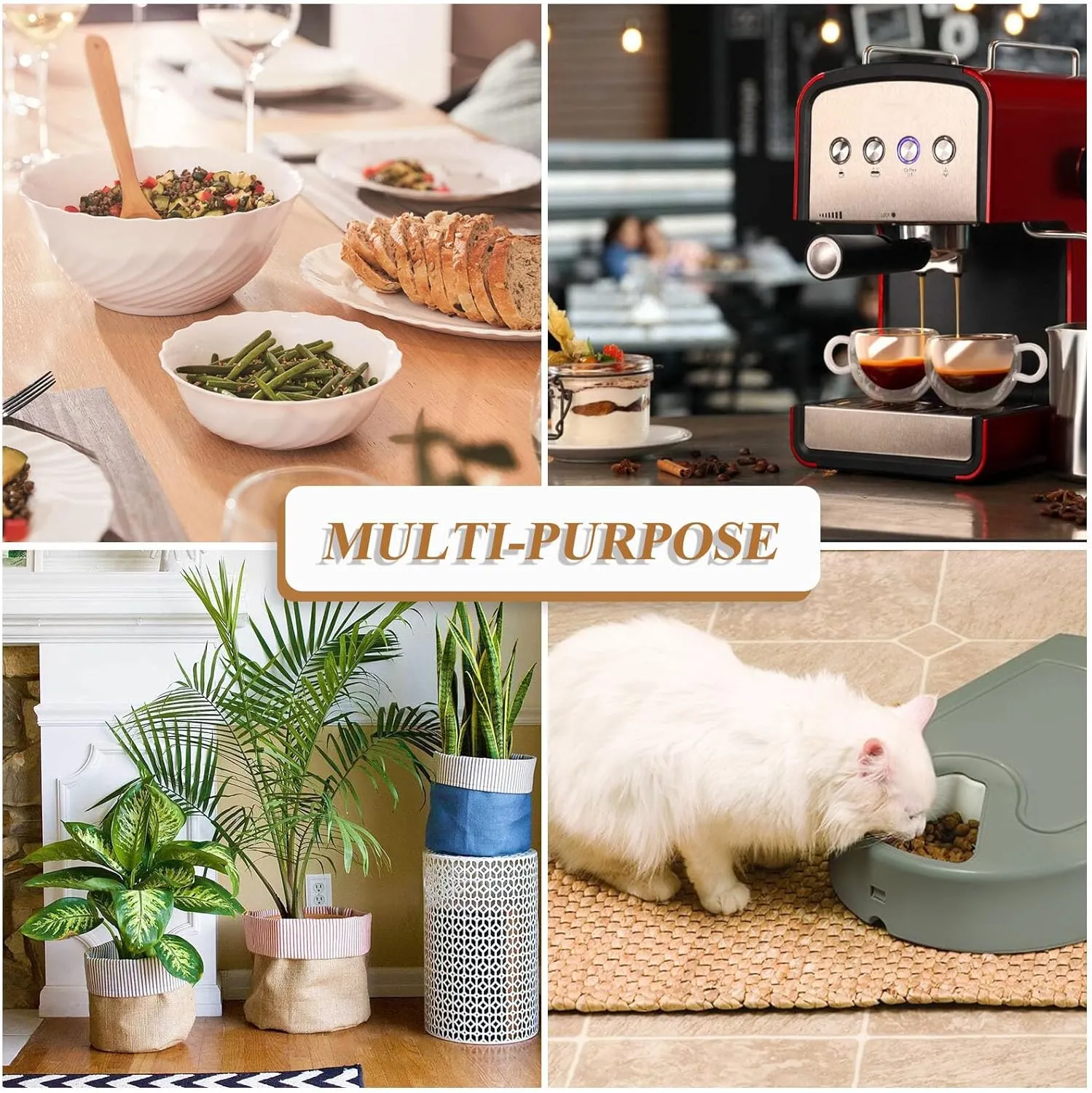 Table Runner Trivet Heat Resistant Mat Pad Waterproof Non Slip Long Decorative Countertop Protector for Kitchen Dining Table 39x12In Classical Floral Pattern