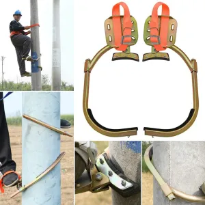 Tree Climbing Gear, Non-Slip Climbing Tree Spikes with Seat Belt, Stainless Steel Climbing Trees Tool for Electric Worker, Hunting Observation, Simple to Use,model-500model