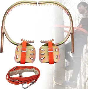 Tree Climbing Gear,Climbing Trees Artifact Electrician Wooden Pole Foot Buckle,for Hunting Observation,Picking Fruit,Coconut,Simple to Use.,model450