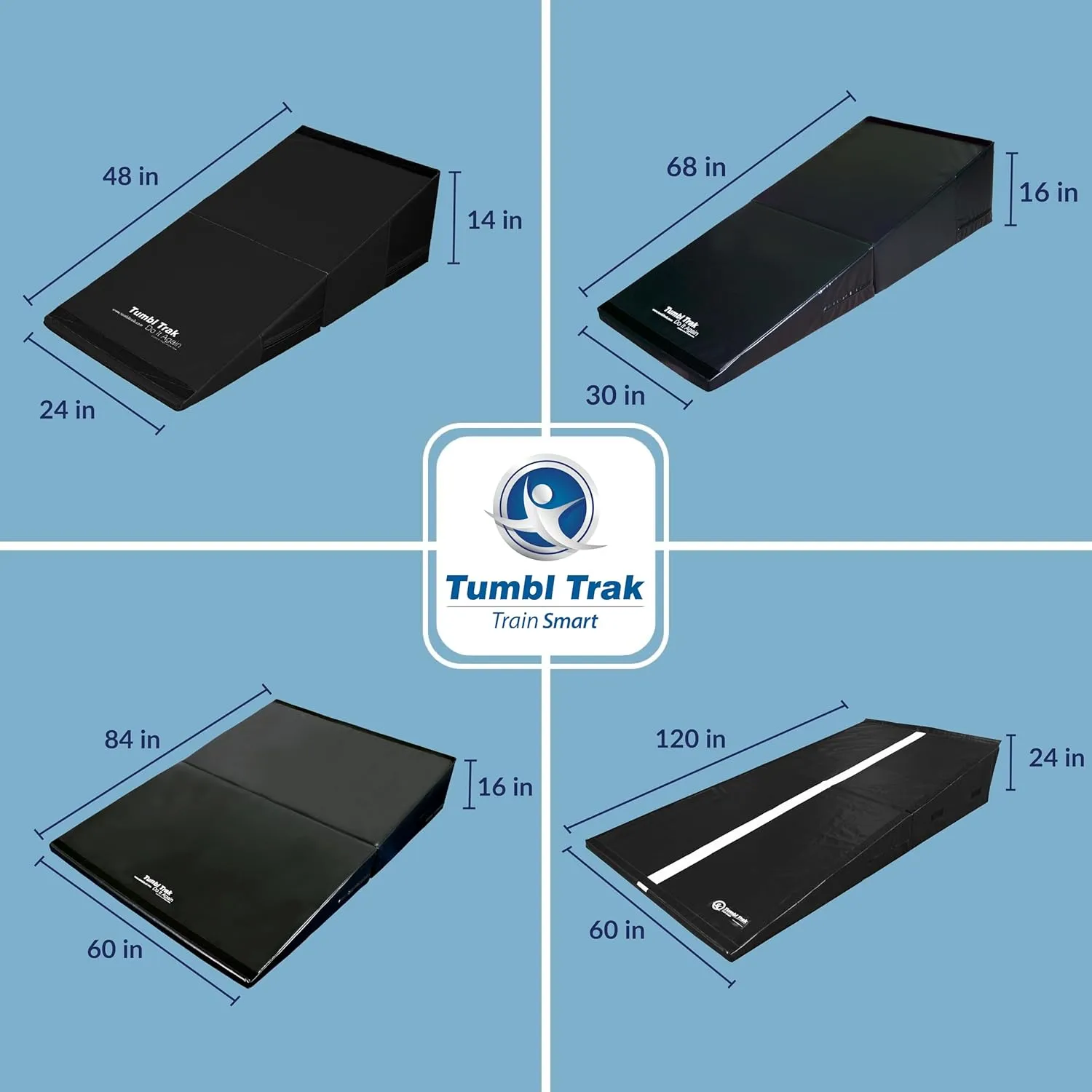 Tumbl Trak Folding Incline Mat