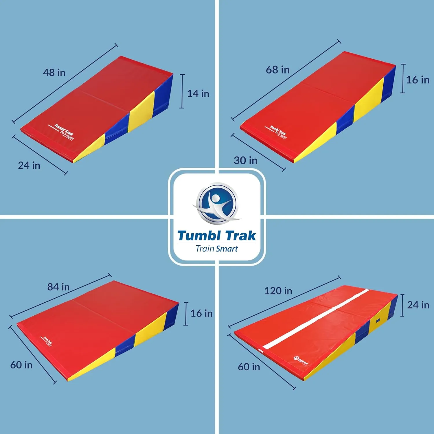 Tumbl Trak Folding Incline Mat