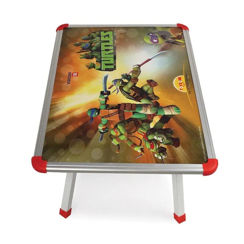 Turtles Multi Purpose Table 12'x24' | Portable Folding Table | Multipurpose Desk | Study table for kids | Laptop support table | Children’s Play Desk | Kids Activity Table| For Kids age 3  Years