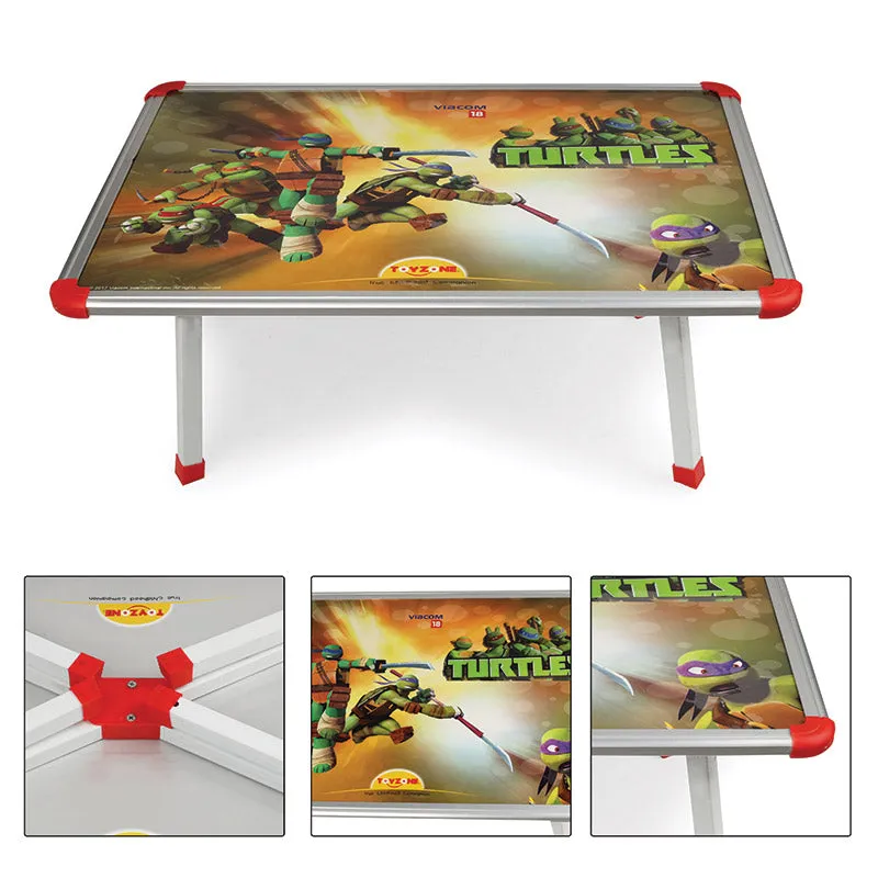 Turtles Multi Purpose Table 12'x24' | Portable Folding Table | Multipurpose Desk | Study table for kids | Laptop support table | Children’s Play Desk | Kids Activity Table| For Kids age 3  Years