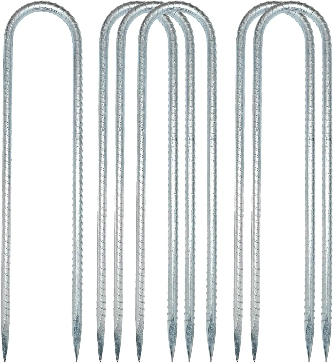 U Hook Heavy Duty GalvanizedReinforced Ground Nails Outdoor Canopy Tent Ground Pile Ground Decoration Fixed Windproof Ground Pile Gardening Ground Anchor (12)