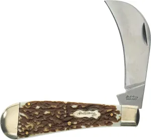 Uncle Henry Next Gen Staglon 16UH Hawkbill Pruner 7in Folding Knife with 3in Hawkbill Blade for Hunting, Camping and EDC
