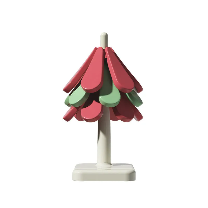 Unique Design Christmas Tree Heat-resistant Table Coaster Set