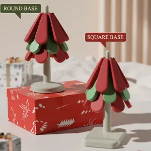 Unique Design Christmas Tree Heat-resistant Table Coaster Set