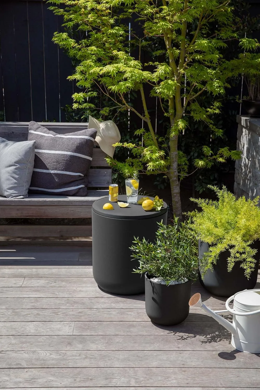 Veradek Kona Chill Side Table - 2 in 1 - Designed for use as Outdoor Side Table,Patio Decor and Ice Chest