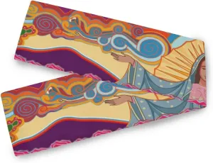 Virgin Mary Lady of Guadalupe Mother Of Lord 13" X 90" Long Table Runner Polyester Tablecloth Two-sided Placemat for Kitchen Dining Wedding Office Party Home