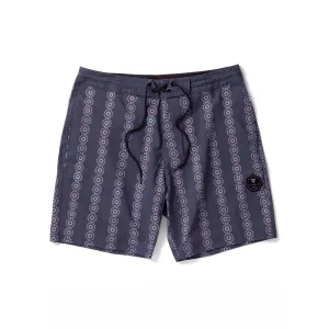VISSLA SOLAR SPIRALS 17.5" BOARDSHORT DARK NAVAL