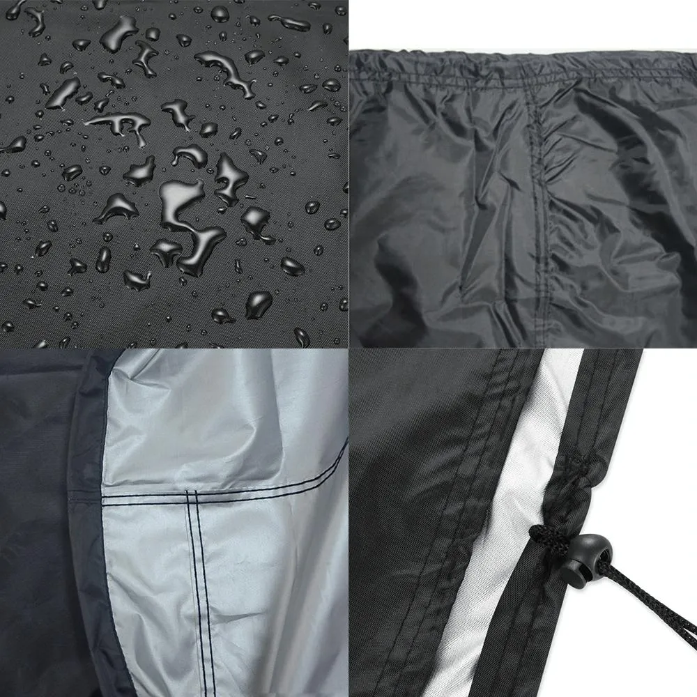 Waterproof Oxford Cloth Furniture Set Cover - Protects Outdoor Table And Chairs - 102X79X70Cm - Black