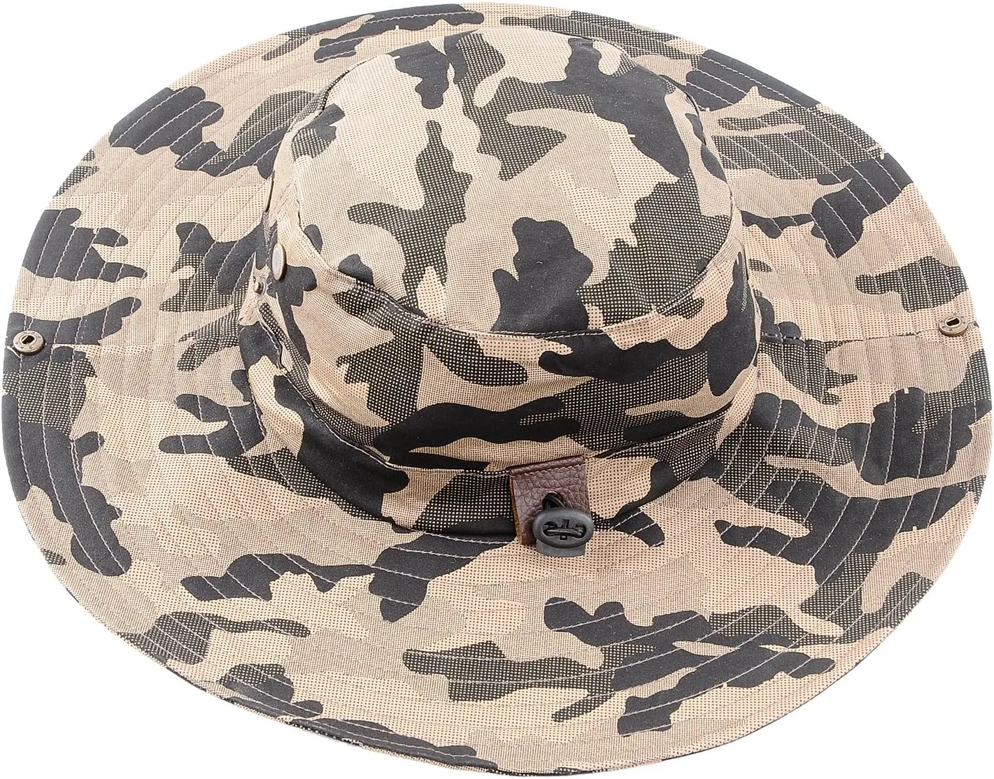 Wide Brim Military Camouflage Hat Summer Fishing Hunting Camping Hiking Cap Outdoor Sun Hat Boonie Hat