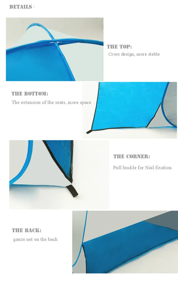 Widesea Quick Automatic Opening Beach Tent