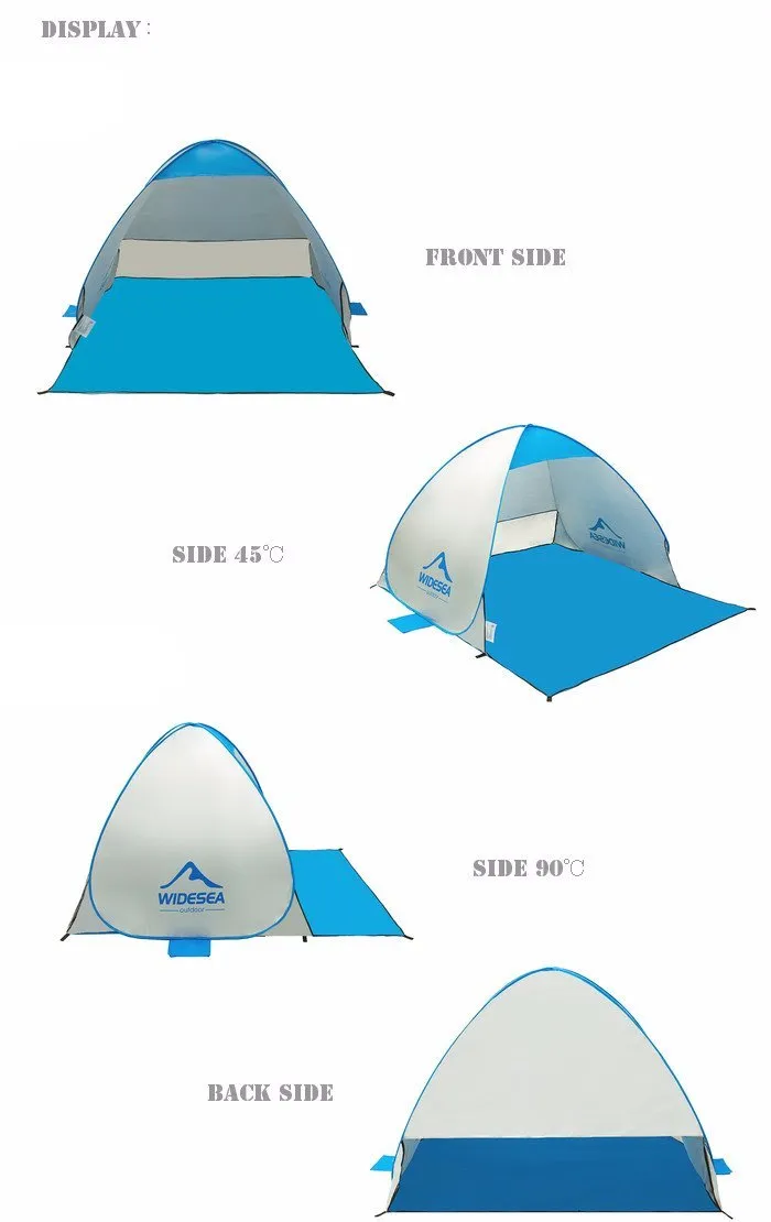 Widesea Quick Automatic Opening Beach Tent