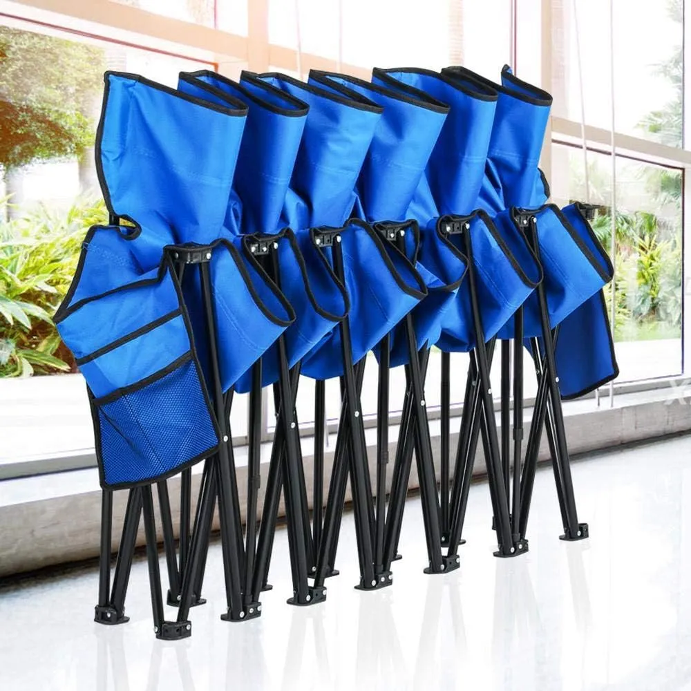 Yaheetech Foldable Sideline Bench 600D Oxford Double Layer Fabric