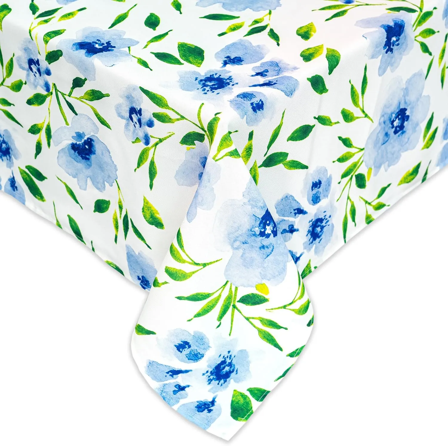 YiHomer Indoor Outdoor Tabletop for Spring Summer Decorations, Picnics and Dinner Parties - Stain and Water Resistant, Spring Blossoms, Zipper Tablecloth, 60 x 84 Rectangle with Umbrella Hole