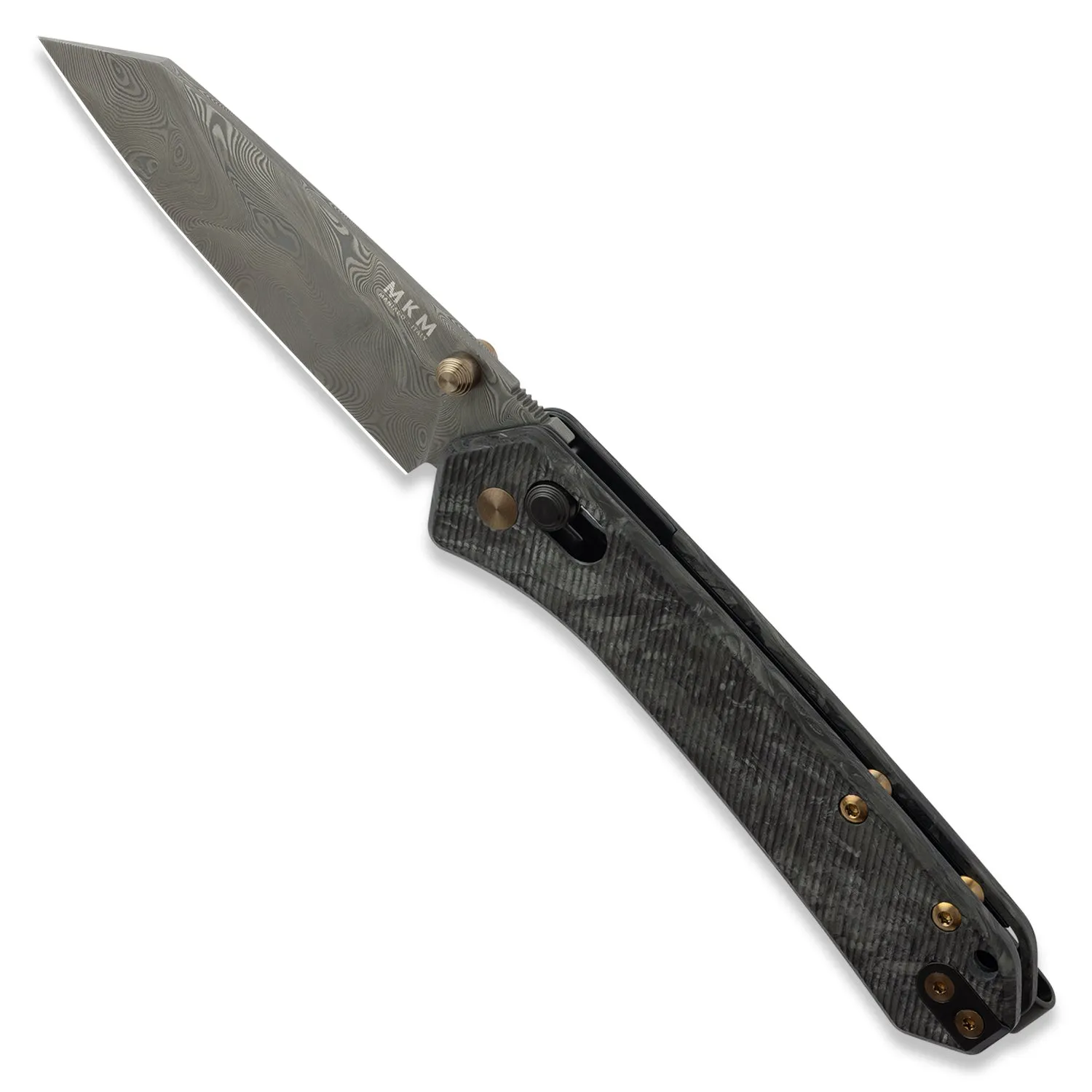 Yipper Pocket Knife - Fancy Boi - Carbon Fiber - Damasteel - Limited Edition