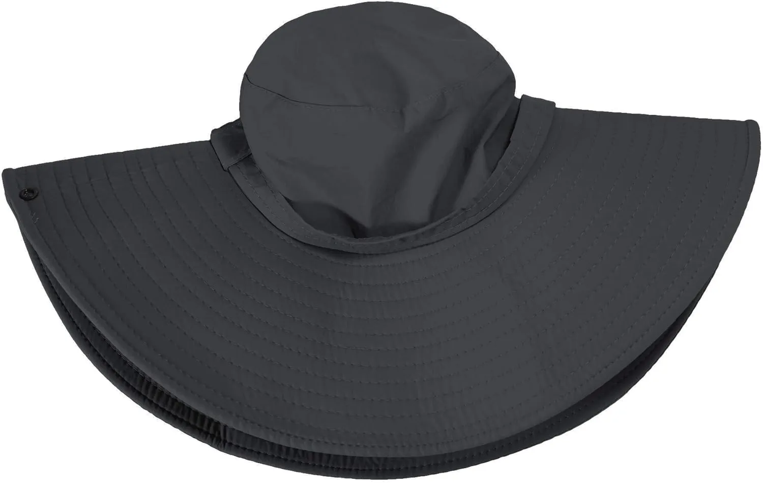 ZLYC Outdoor Extra Wide Brim Sun Hat for Men and Women Waterproof Bucket Boonie Hat
